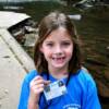 Katie made Abbie her very own Pennsylvania fishing license!