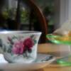 Photo Assignment: Yummy. II raided mom's china cabinet and Rose's kitchen this morning. A hot cup of tea and fresh butterscotch Tastykakes ...it just doesn't get more yummy than that for me!