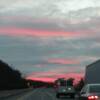 Beautiflu sunset on the drive home.