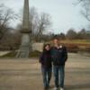 Jenn and Jim in Concord, Mass. -- yes, we were freezing :)